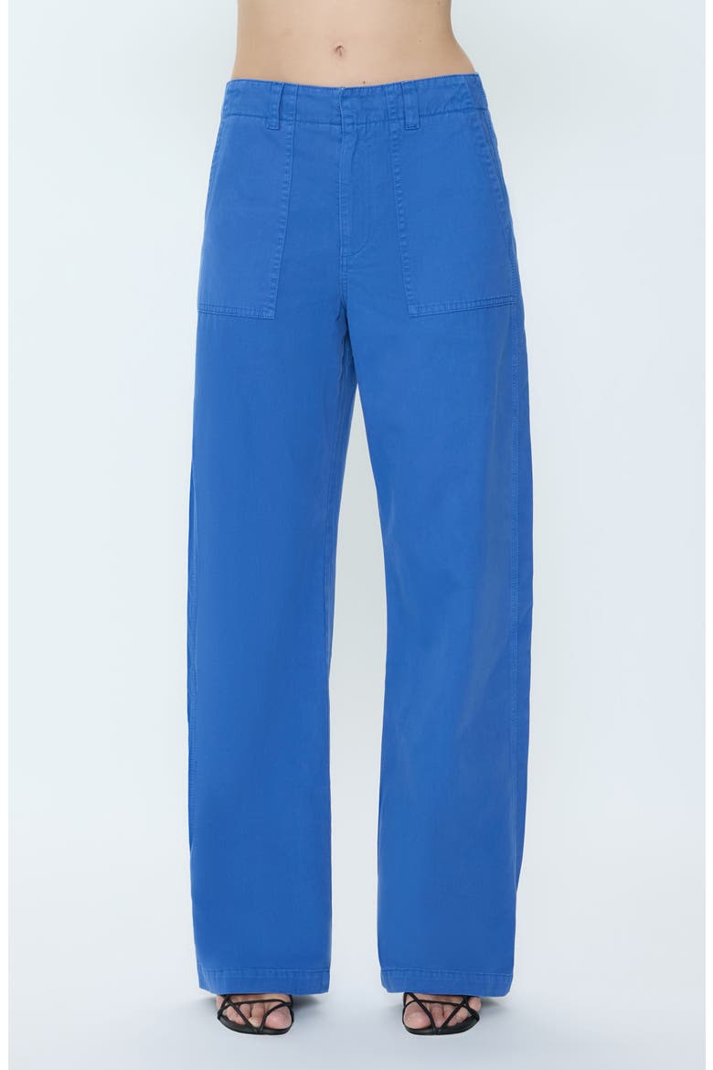 Wren Patch Pocket Wide Leg Jeans, Main, color, CIEL