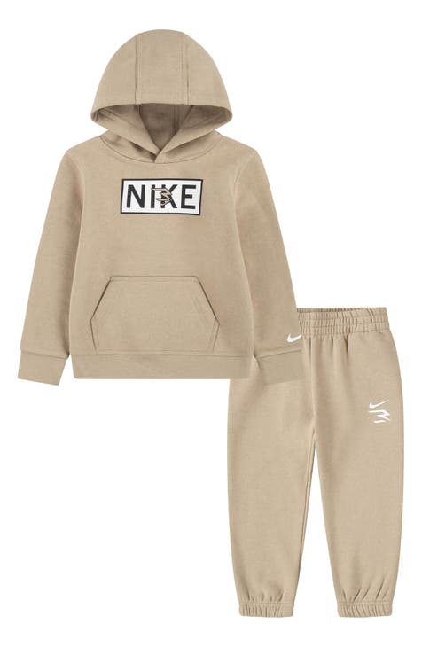 Kids' Logo Plate Fleece Hoodie & Joggers Set (Toddler & Little Kid)