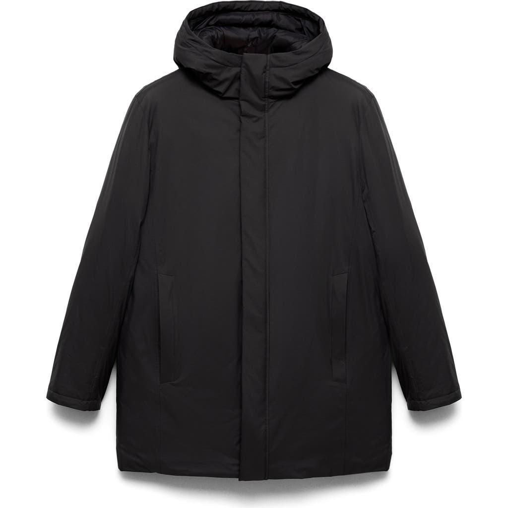 Mango Thermore® Waterproof Insulated Hooded Parka In Charcoal