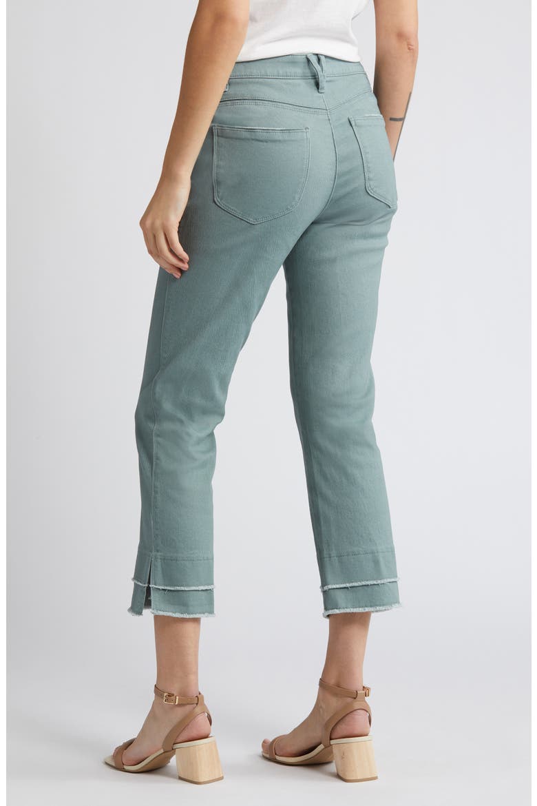 'Ab'Solution High Waist Double Hem Kick Flare Jeans (Nordstrom Exclusive), Alternate, color, DUSTY SLATE