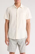 14th & Union Seersucker Short Sleeve Cotton Button-Up Shirt