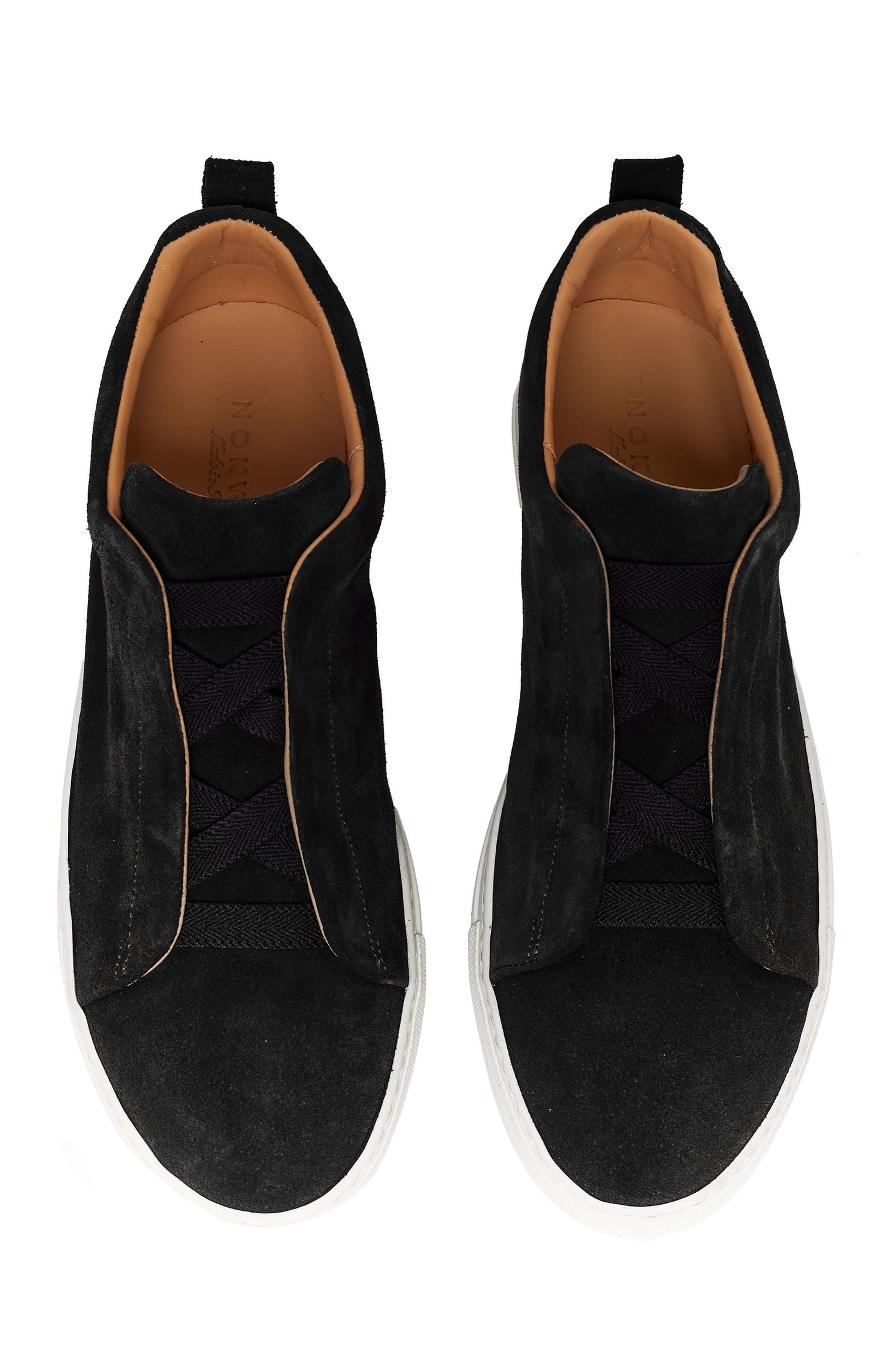 Nokwol Man Connor Suede Nero, Alternate, color, 