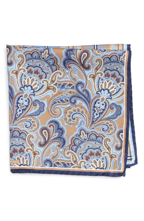 Men's Shop 'Three Panel' Silk Pocket Square