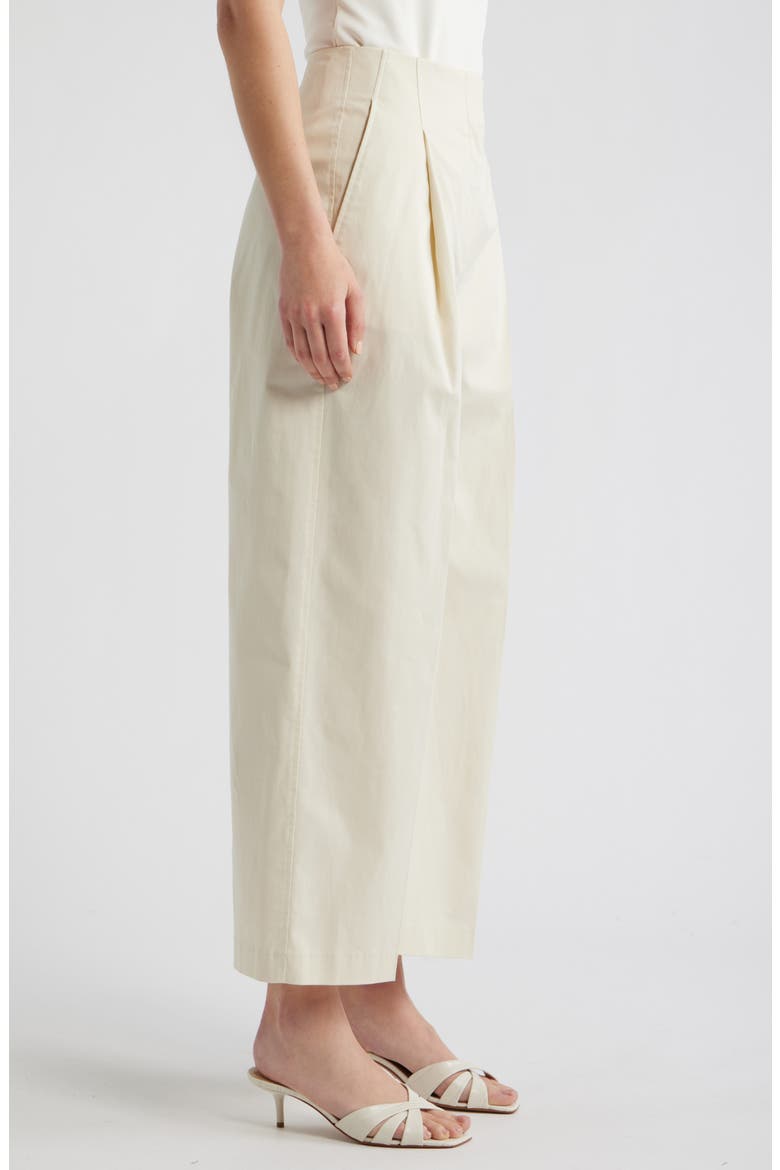 Tulotta Pleated High Waist Wide Leg Pants, Alternate, color, LIGHT PUMICE
