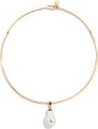 BaubleBar Teagan Faux Pearl Collar Necklace