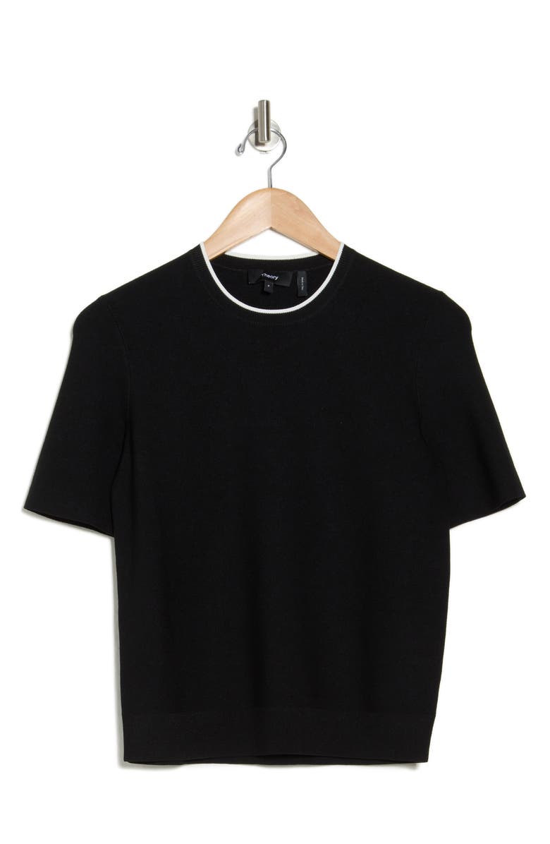 Theory Links Short Sleeve Sweater, Main, color,