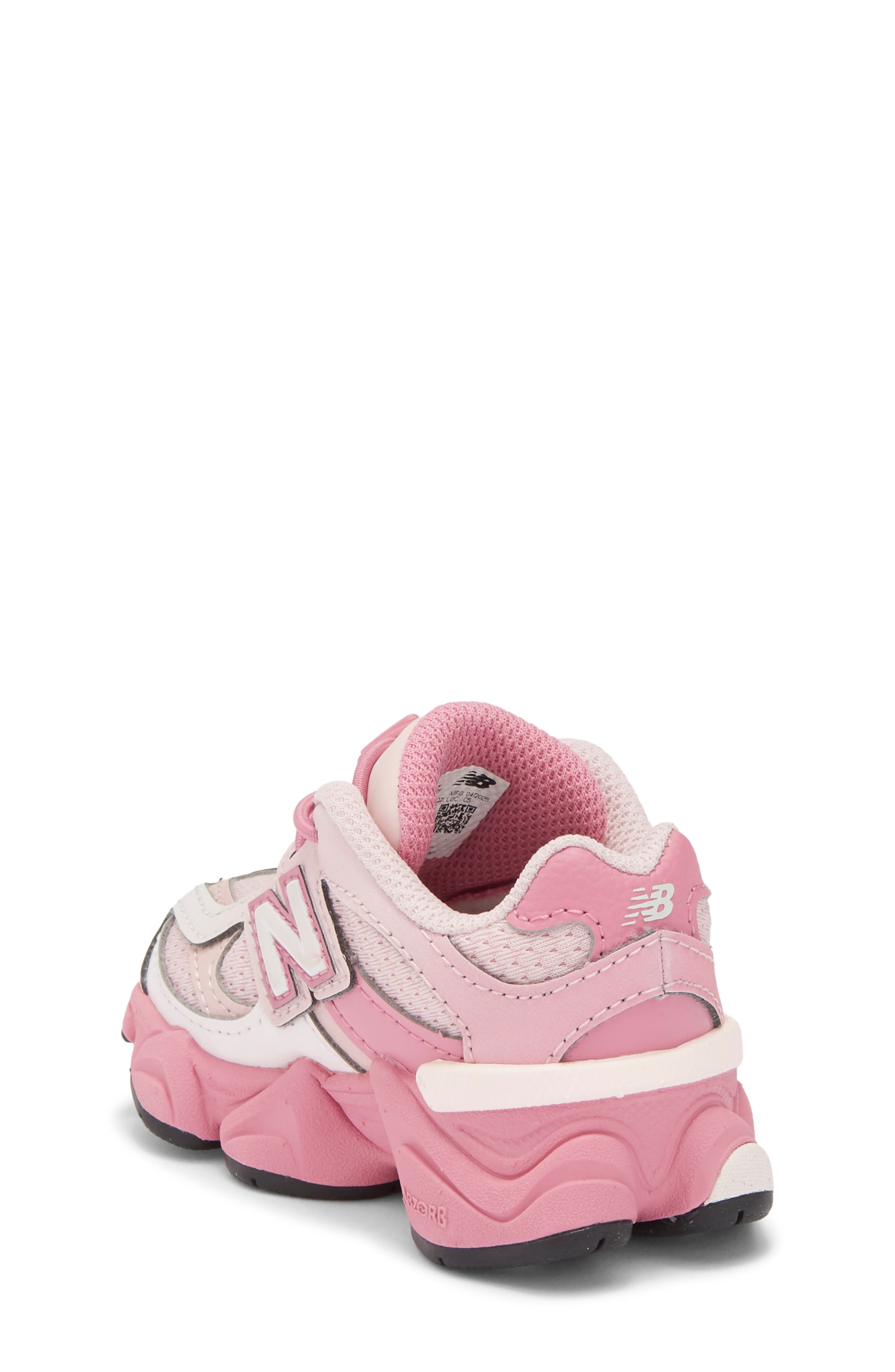 Kids' 9060 Sneaker, Alternate, color, PINK SALT/ PINK ERASER