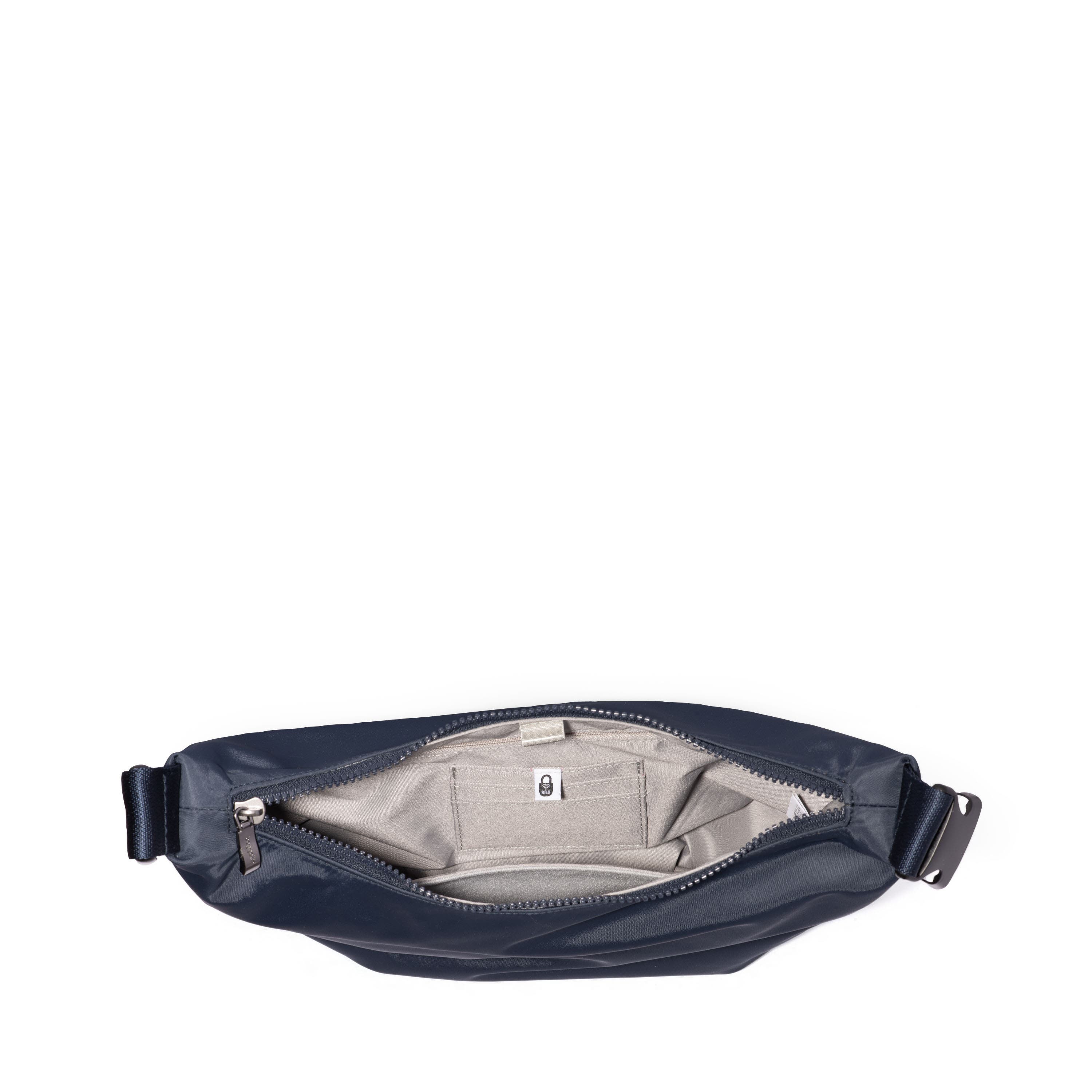 Crescent Convertible Hobo, Alternate, color, French Navy Twill