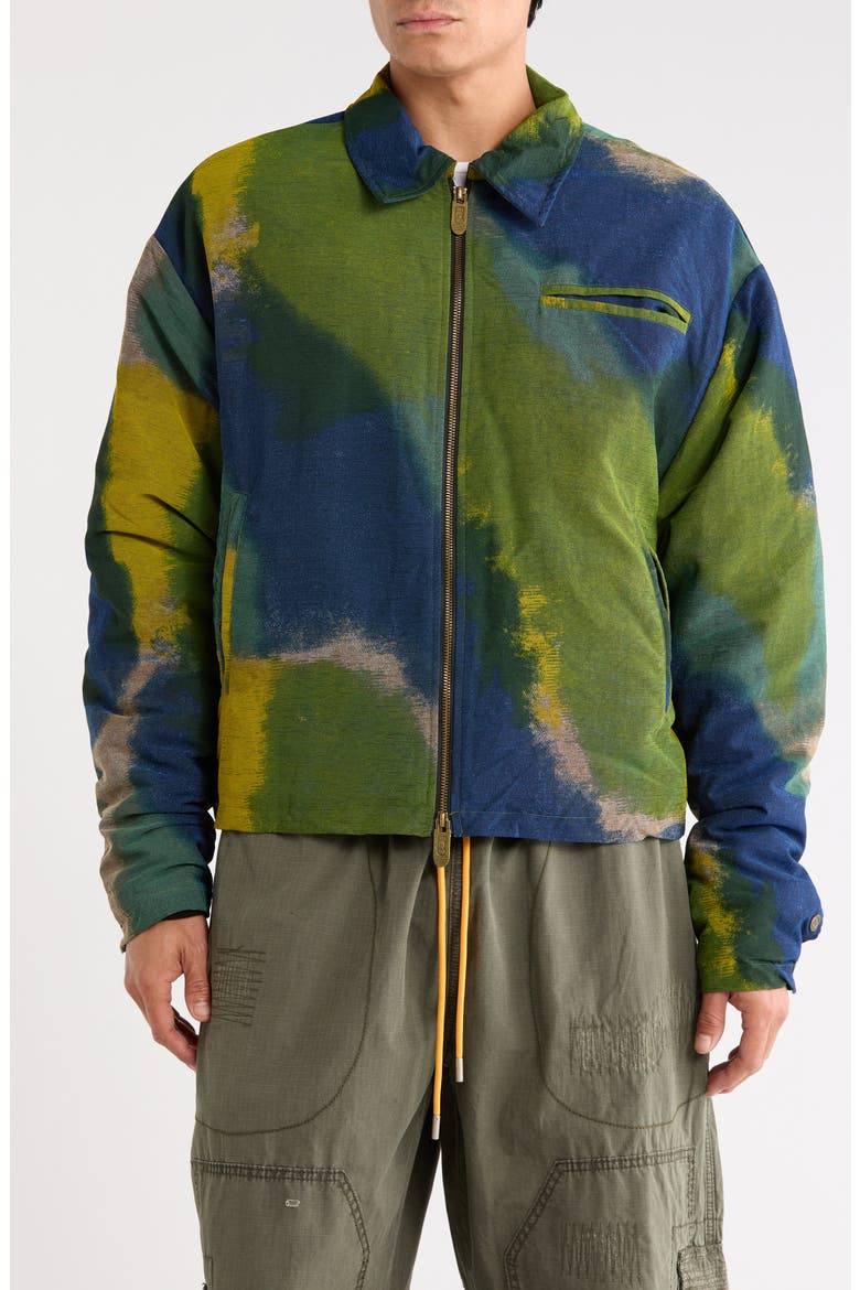 Morrison Cotton Jacket, Alternate, color, GREEN/MULTI