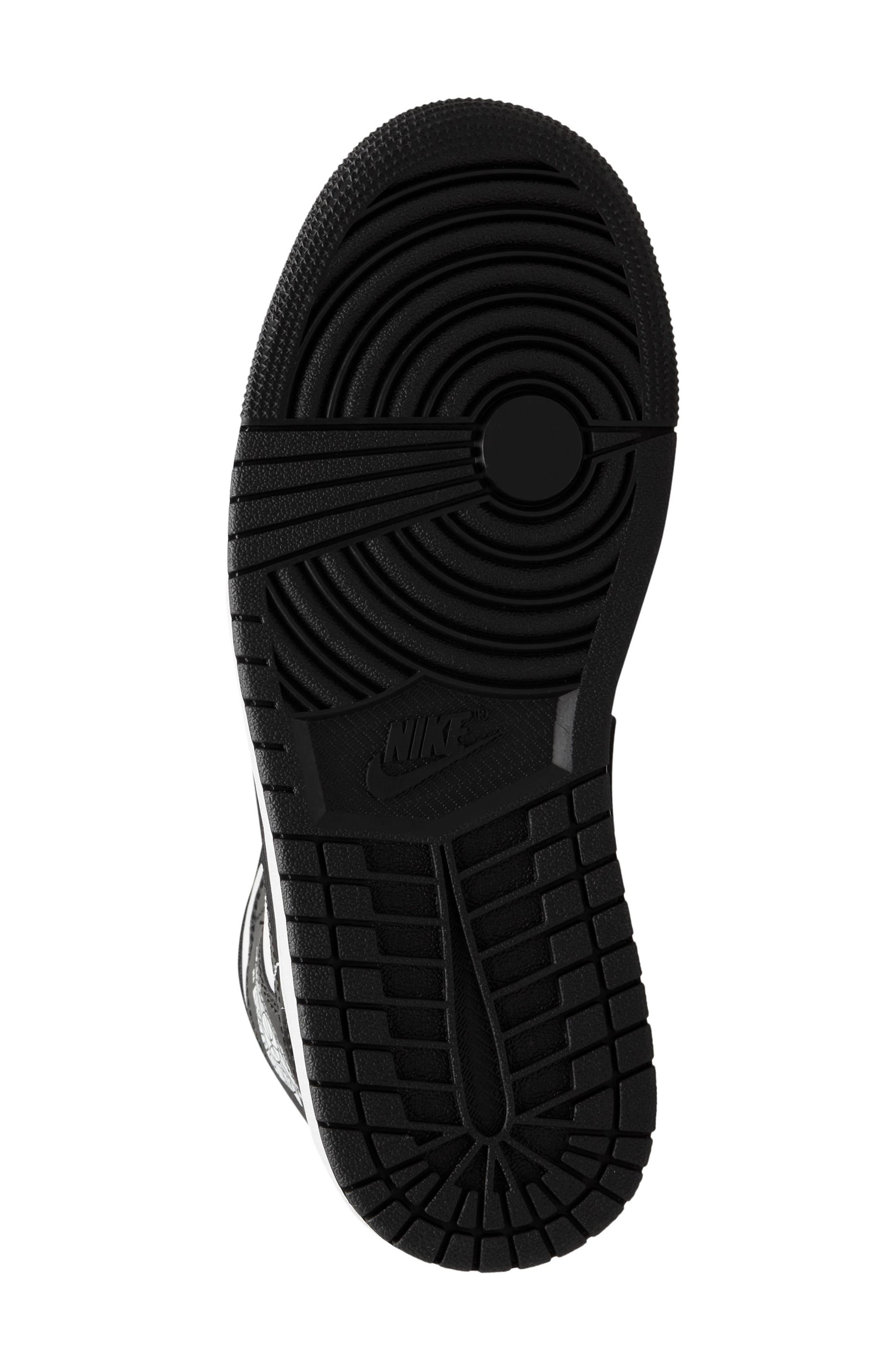 Jordan Air Jordan 1 Mid Basketball Sneaker, Alternate, color, White/ Black/ White