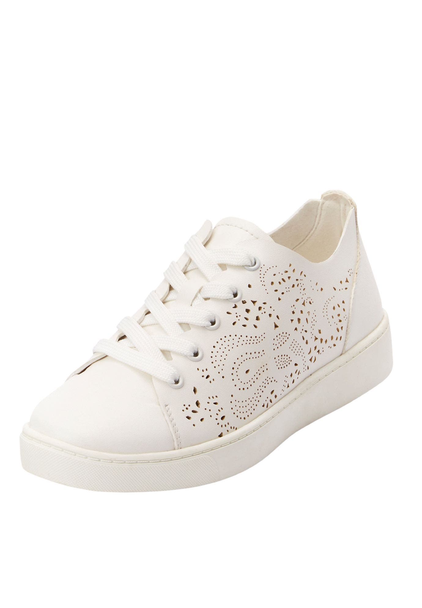 Comfortview The Leanna Sneaker, Main, color, White