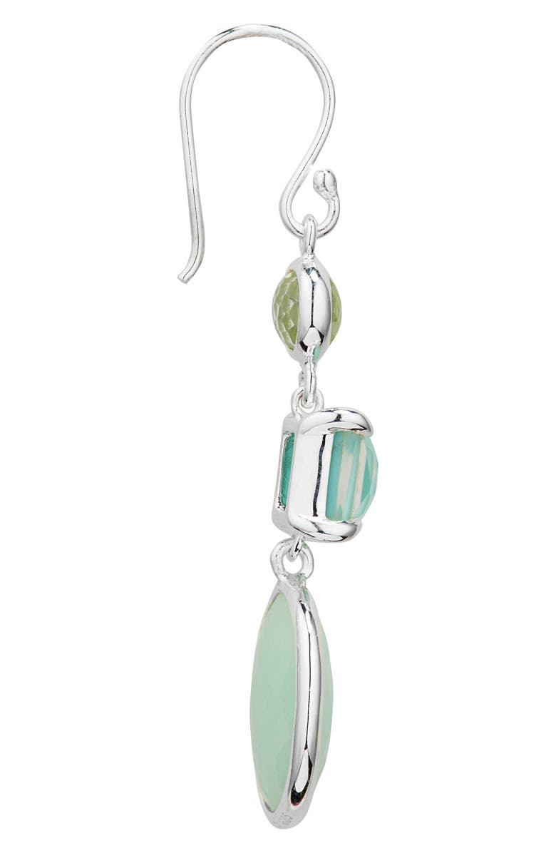 Ippolita Rock Candy<sup>®</sup> 3-Stone Drop Earrings, Alternate, color, Silver