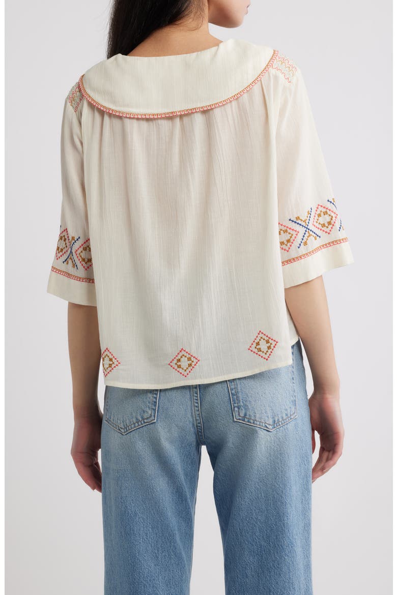 The Sailor Top, Alternate, color, CREAM