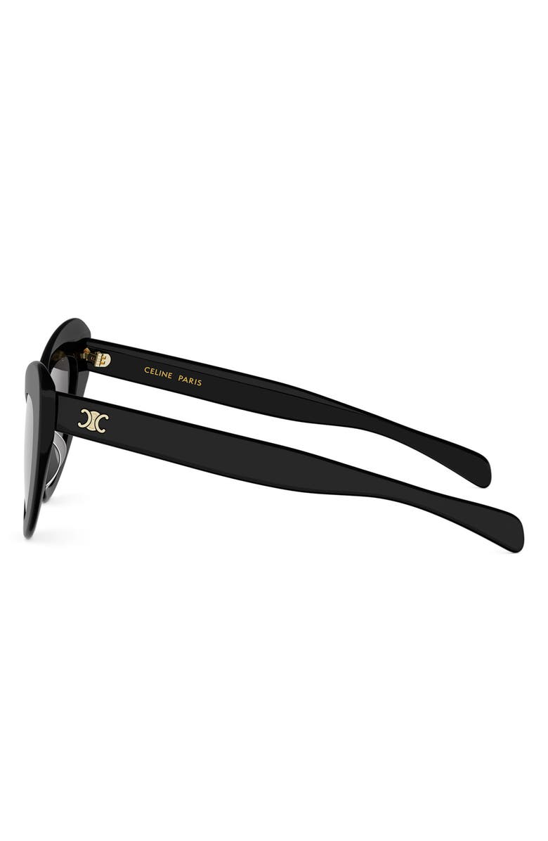 CELINE Triomphe 55mm Cat-Eye Sunglasses, Alternate, color, 