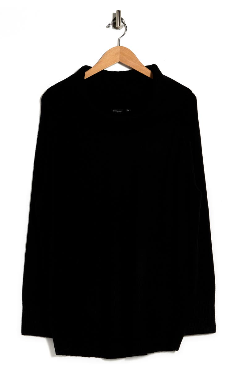 CYRUS Cowl Neck Tunic Sweater, Alternate, color,