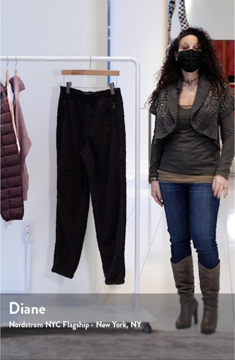 Teddy High Pile Fleece Joggers, sales video thumbnail