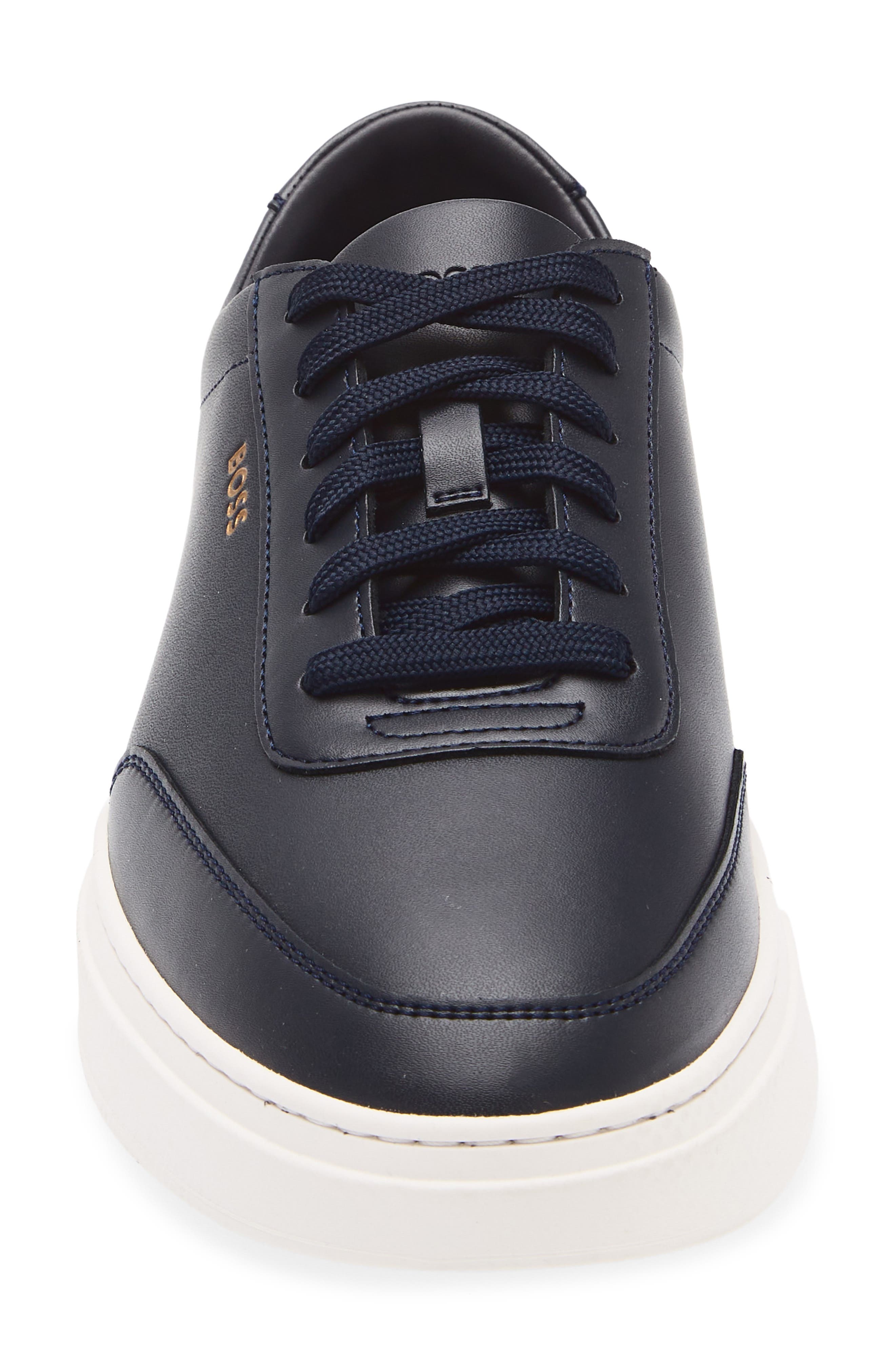 BOSS Kieran Tennis Sneaker, Alternate, color, Dark Blue