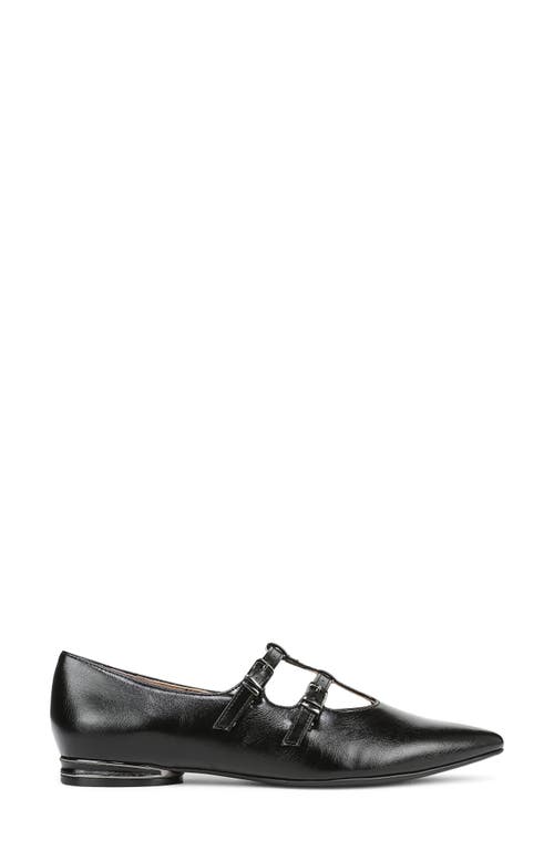 Naturalizer Brigitte T-strap Mary Jane Flat In Black