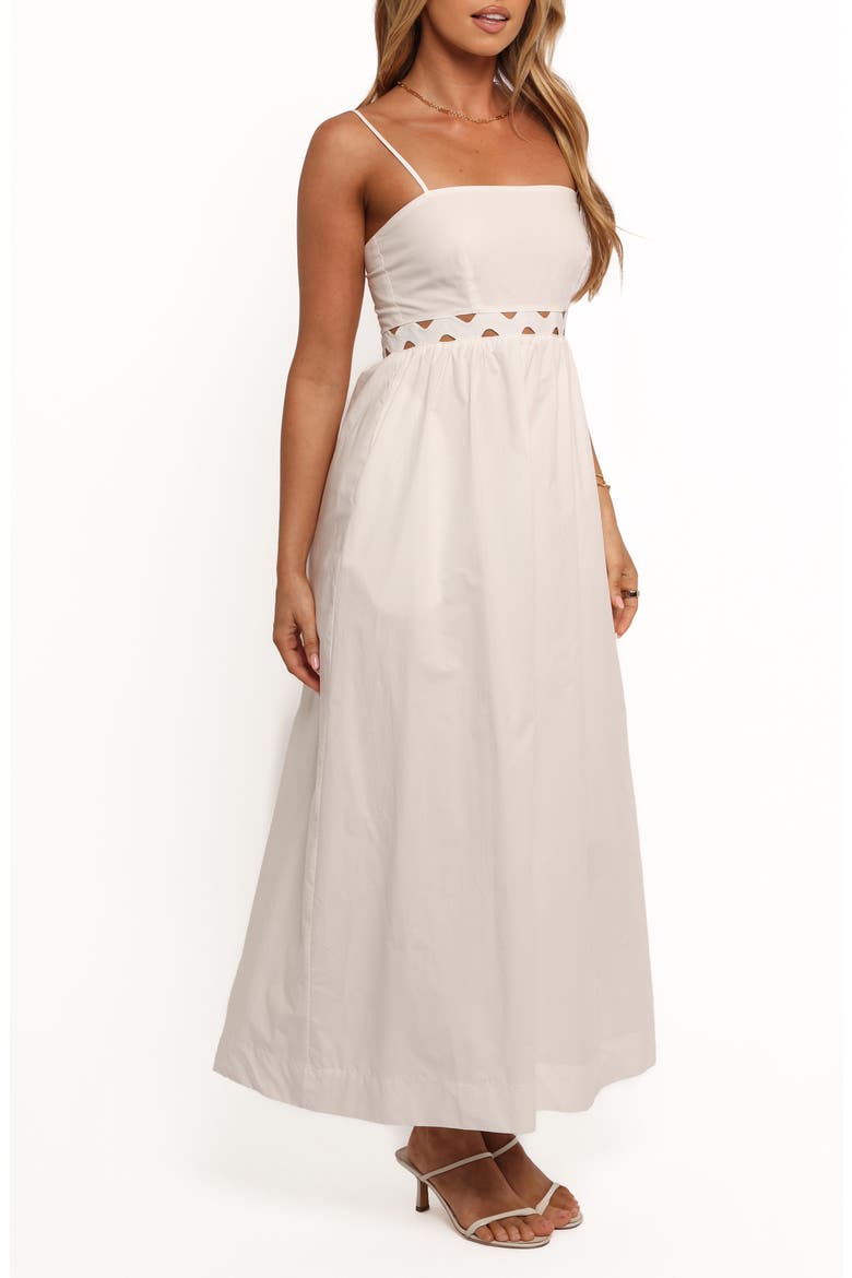 Angelus Cotton Sundress, Main, color, WHITE
