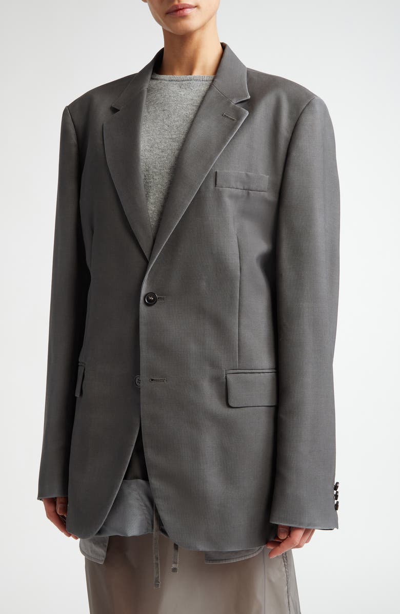 Maison Margiela Mohair & Wool Suit Jacket, Alternate, color, Dark Taupe