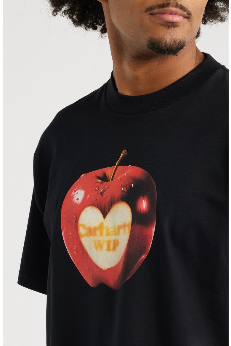 Spoiled Organic Cotton Graphic T-Shirt, Alternate, color, BLACK