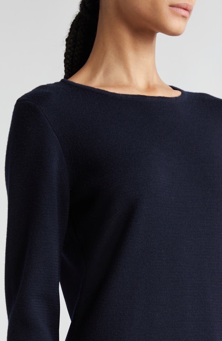 Max Mara Eridani Long Sleeve Wool Sweater Dress, Alternate, color,
