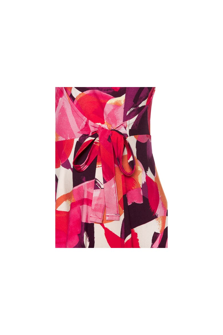 Wrap Look Dress, Alternate, color, Pink-Printed