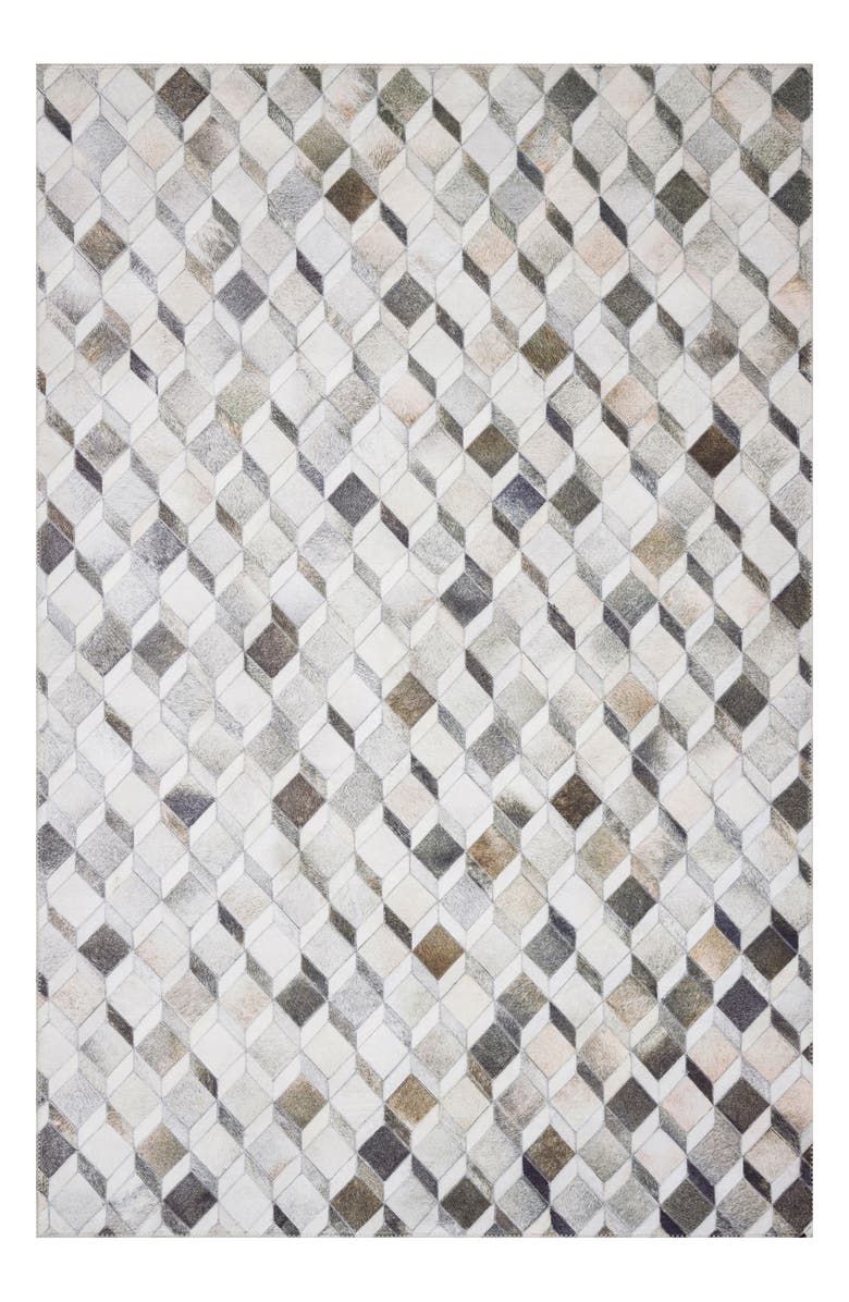 LOLOI Maddox Collection Rug - Grey/Mocha - 5' x 8', Main, color, Grey / Mocha