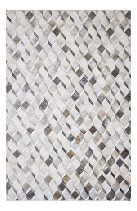Maddox Collection Rug - Grey/Mocha - 5' x 8'