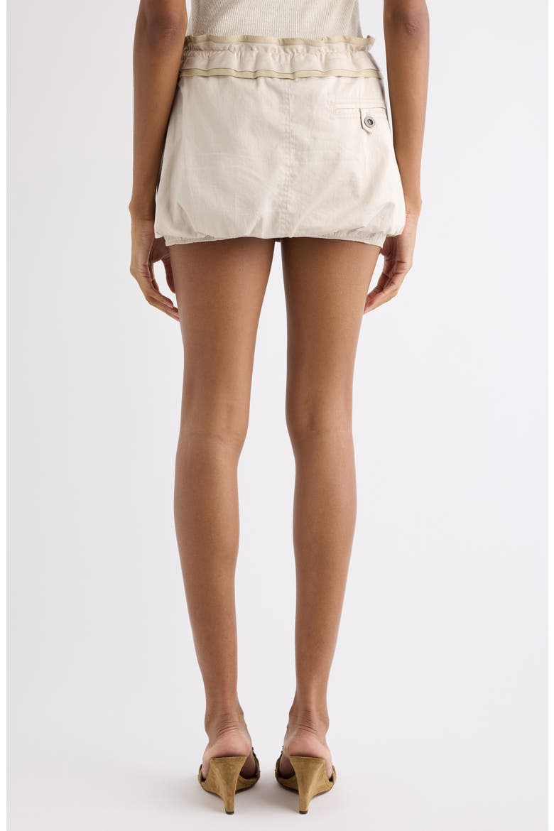 Jamily Bubble Miniskirt, Alternate, color, ECRU