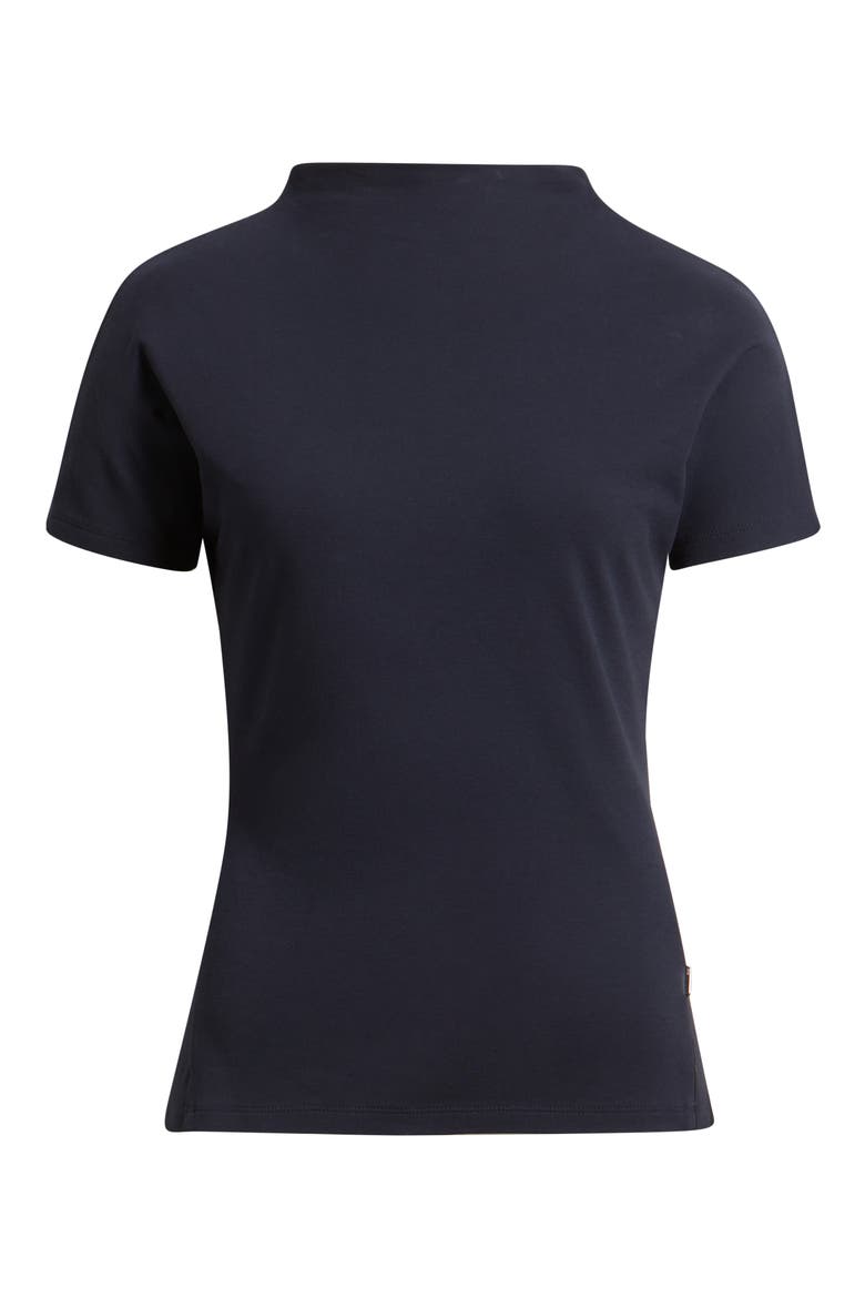 Ecreci Funnel Neck Cotton T-Shirt, Alternate, color, SKY CAPTAIN