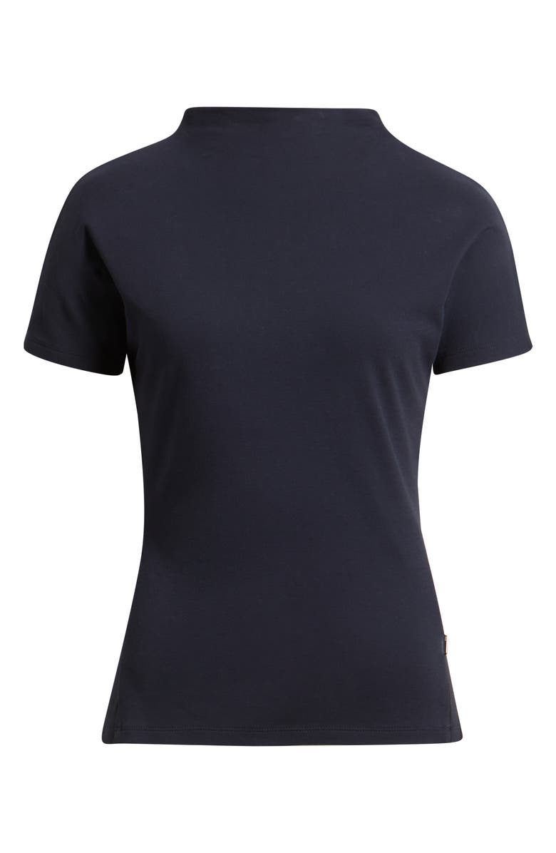 BOSS Ecreci Funnel Neck Cotton T-Shirt, Main, color, Sky Captain