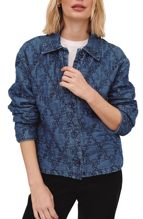 Quilted Denim Jacket