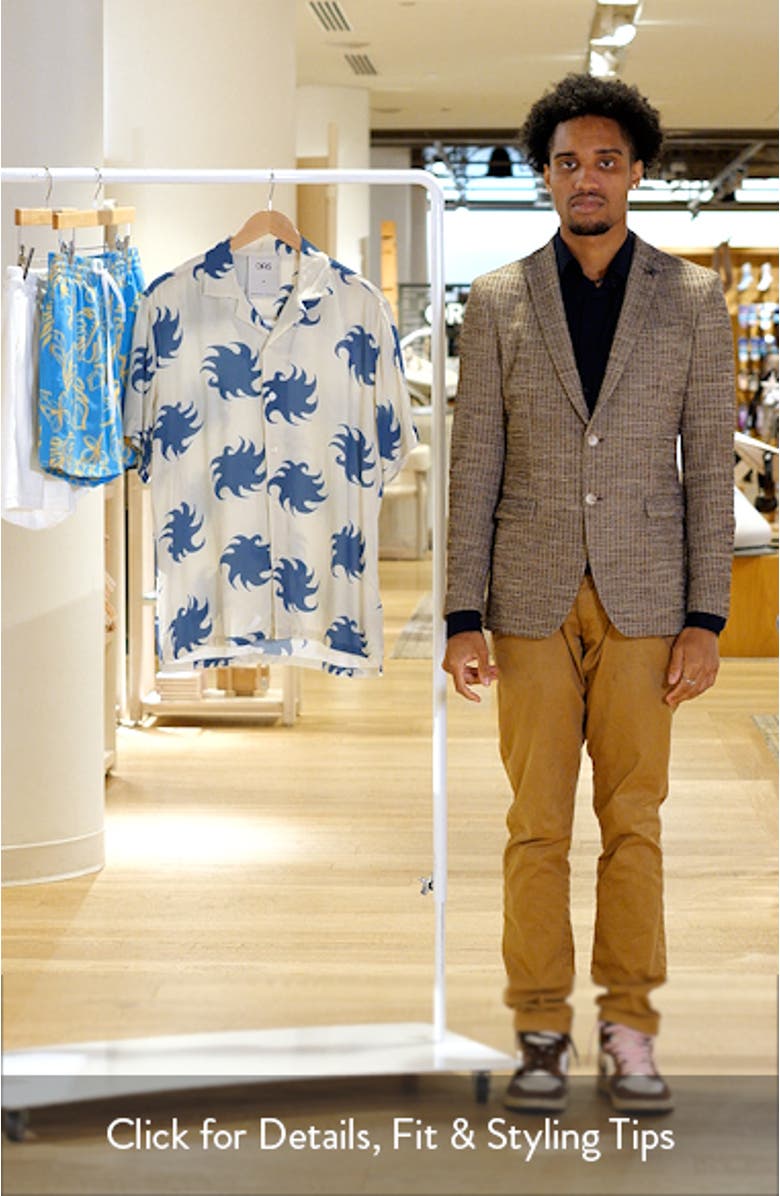 Abstract Print Viscose Camp Shirt, sales video thumbnail