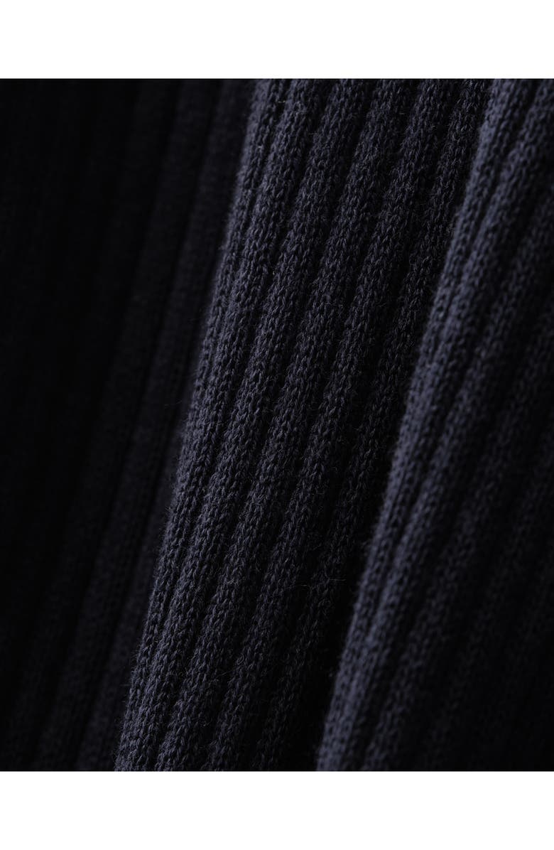 Rhone Birdie Rib Polo Sweater, Alternate, color, Navy Blue