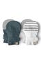  Stripe Gray Midnight 2Pk