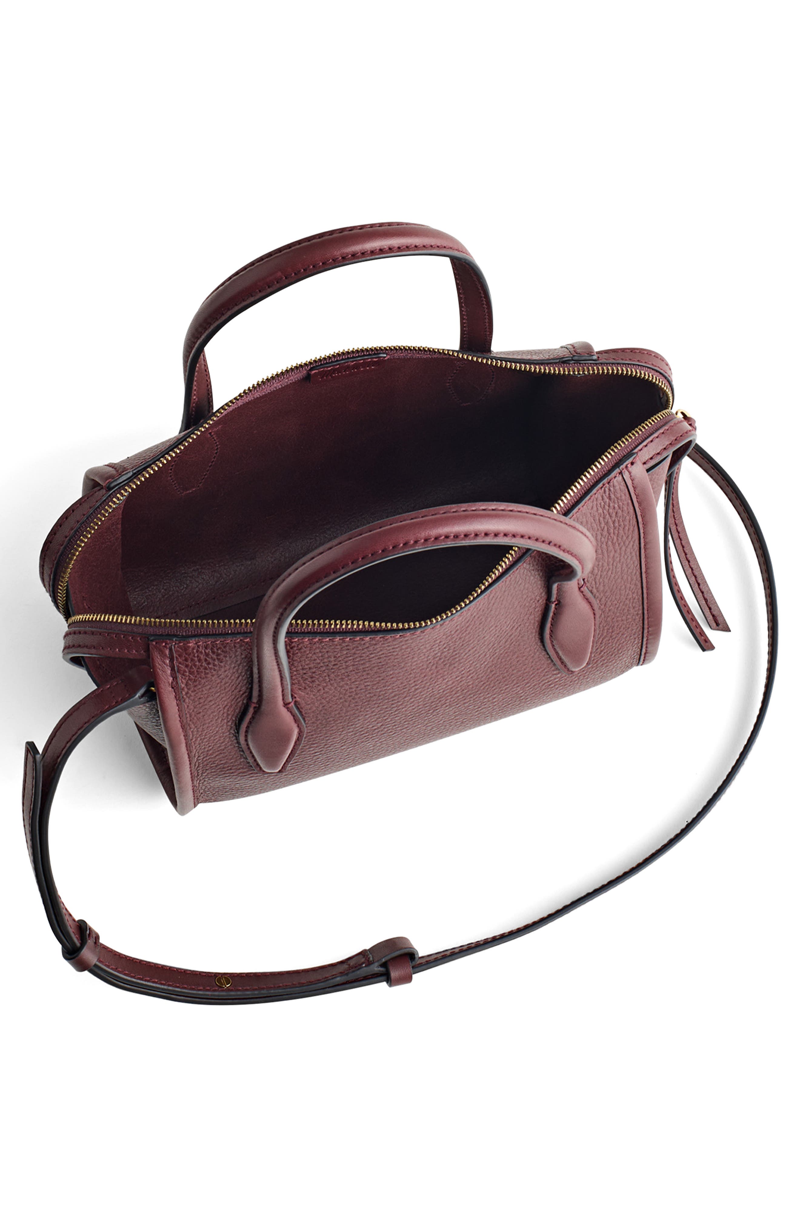 The Lexi Crossbody Bag, Alternate, color, DARK BURGUNDY