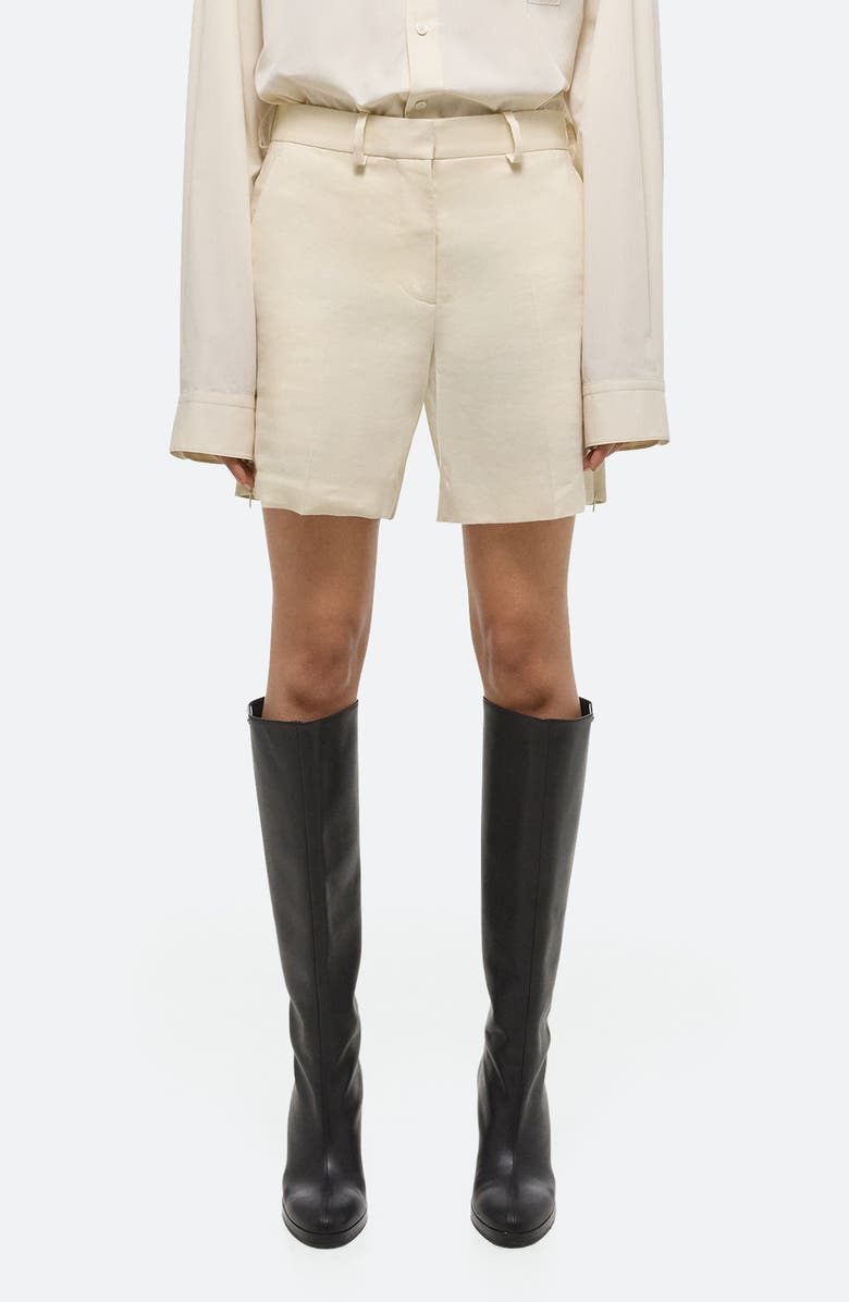 Helmut Lang Linen Blend Shorts, Main, color, Summer Sand