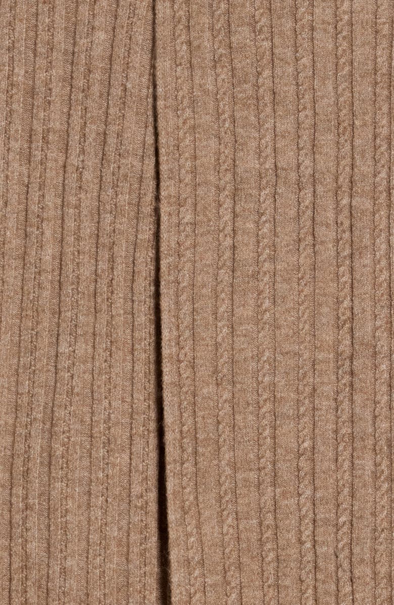 Cole Haan Cable Knit Scarf, Alternate, color, Oxford Tan