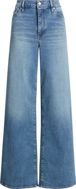 FRAME Long Le Slim Palazzo High Waist Wide Leg Jeans