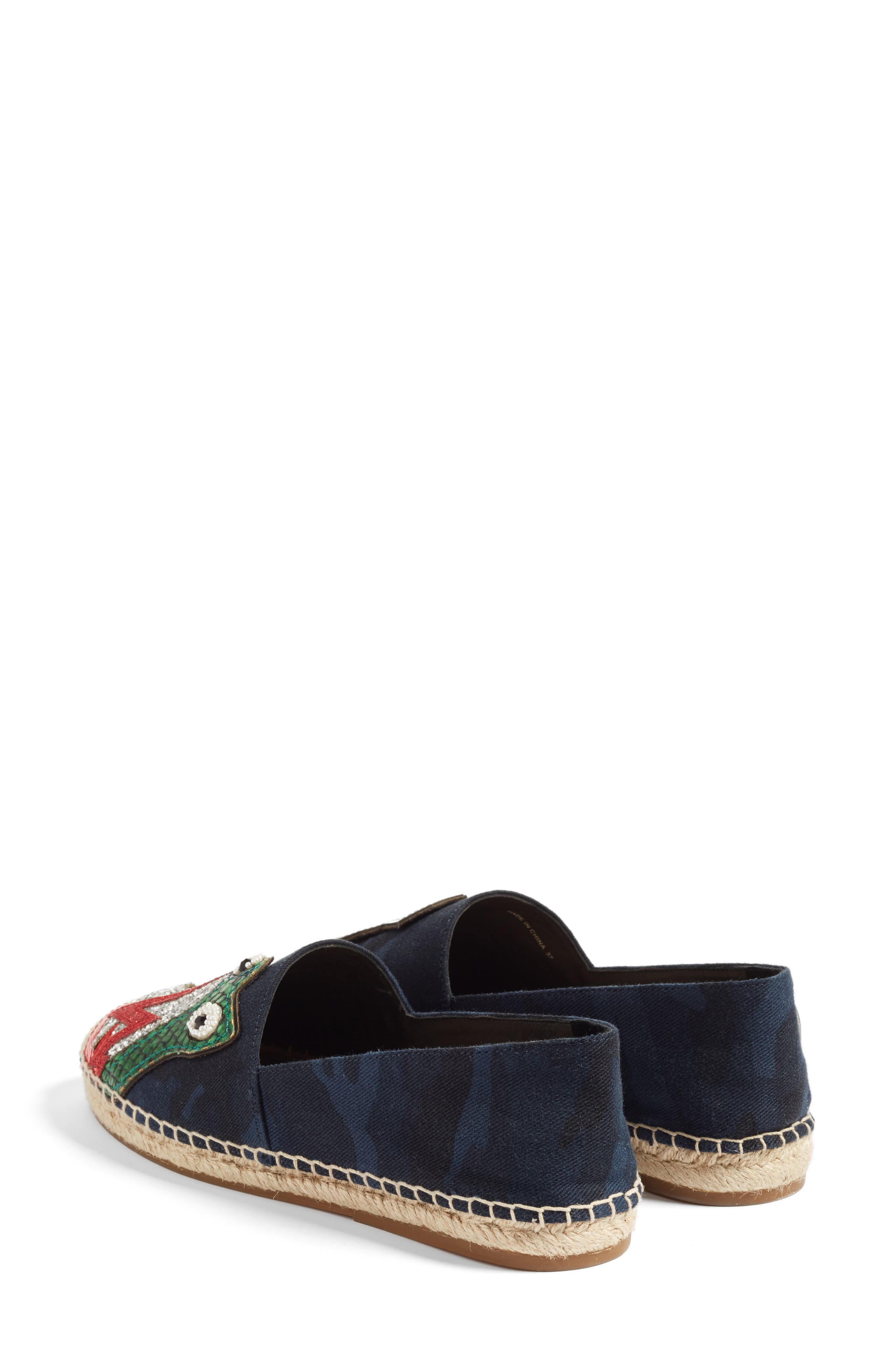 Marc Jacobs Sienna Frog Espadrille Flat, Alternate, color, 