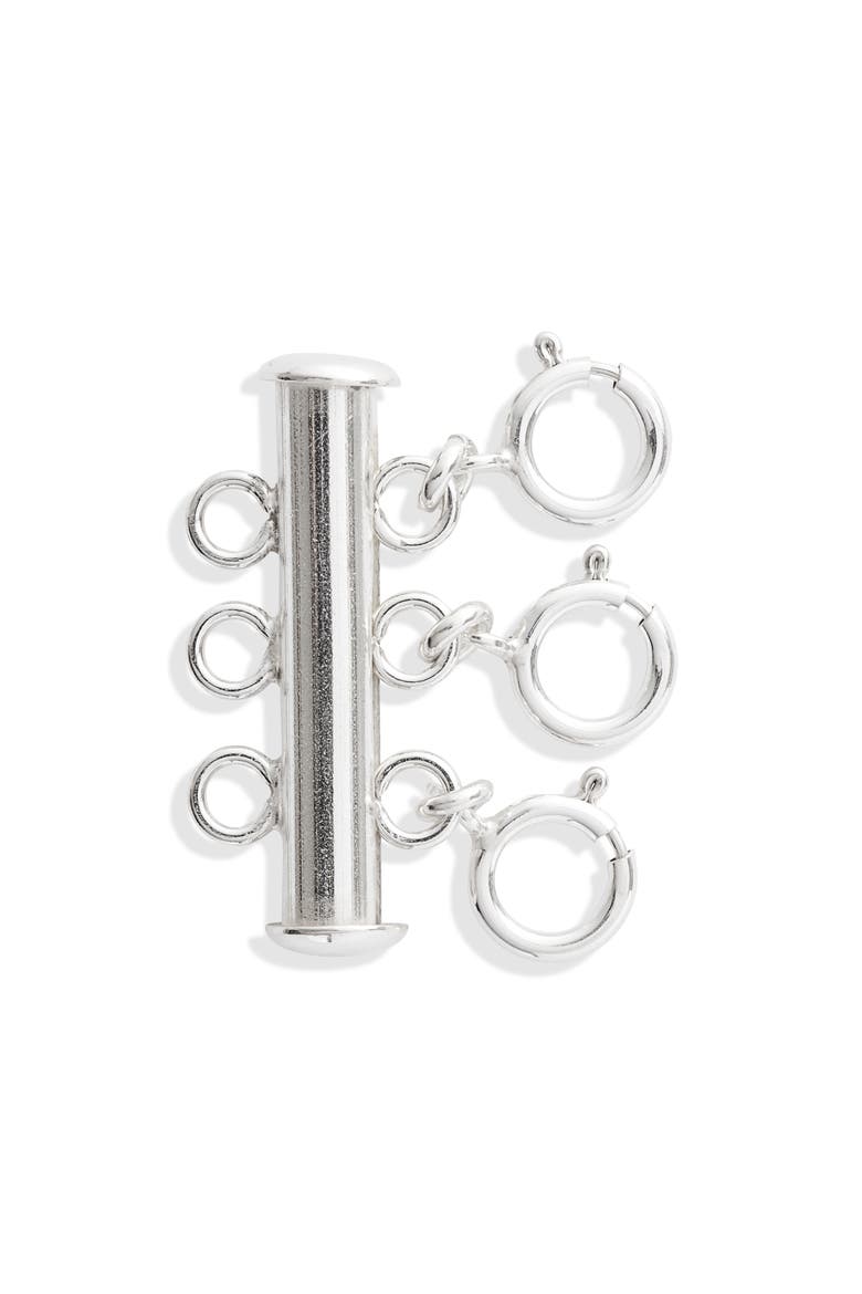 Layered Necklace Detangler, Main, color, SILVER