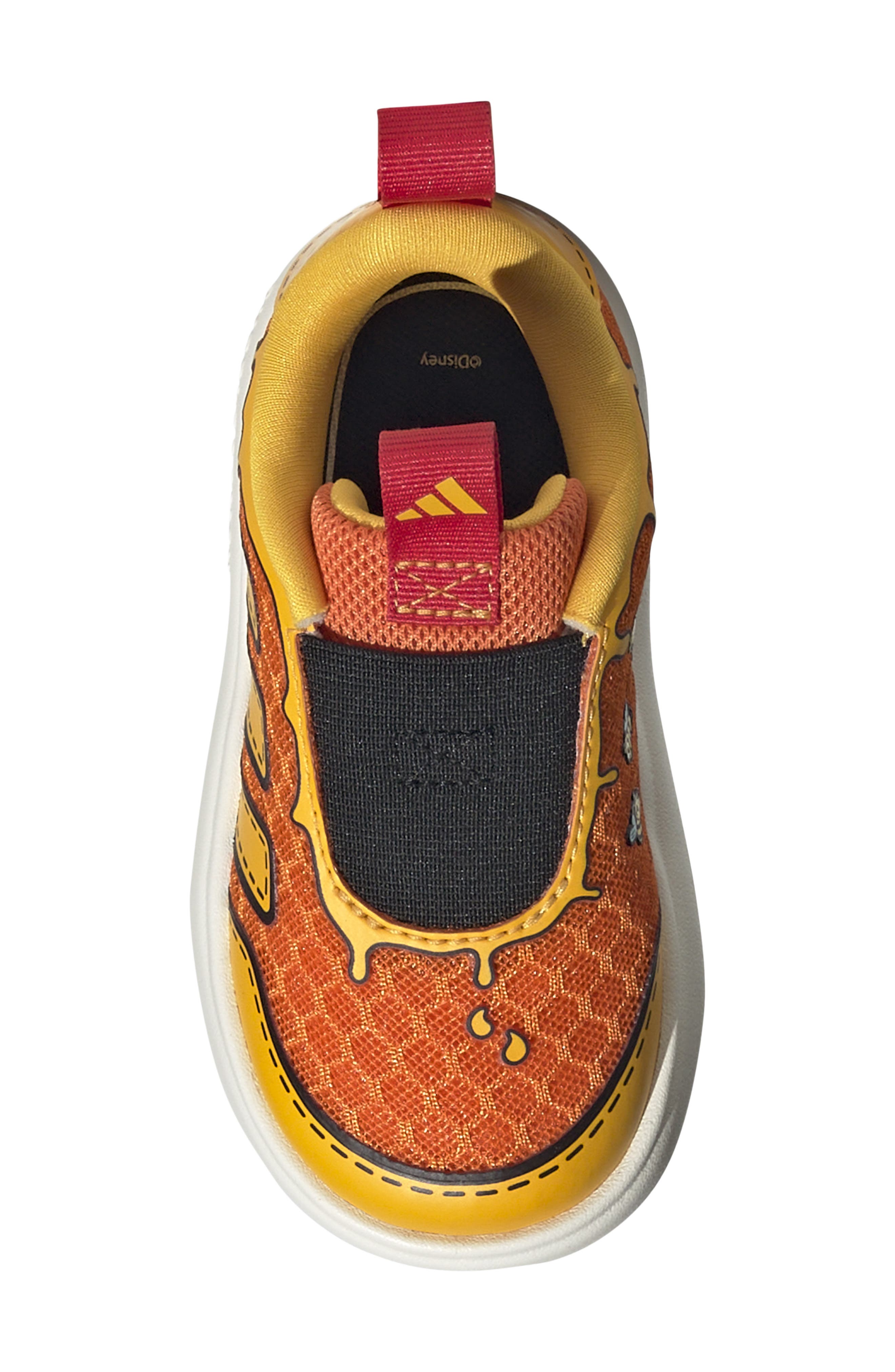 Kids' Disney Bubblecomfy Winnie the Pooh Slip-On Sneaker, Alternate, color, ORANGE/ YELLOW/ OFF WHITE