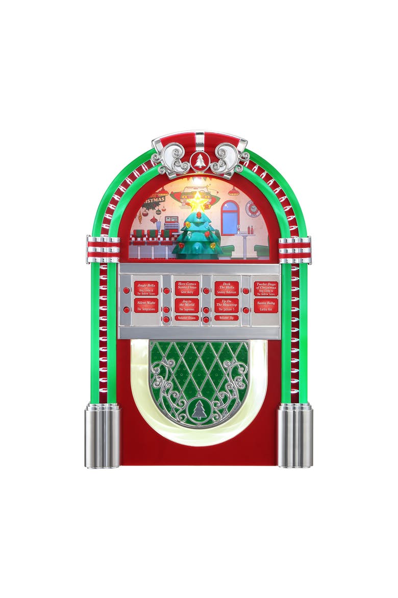 10 in. Retro Rock-O-Rama Jukebox - Red, Main, color, Red