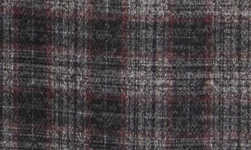 Connected Apparel Three Quarter Sleeve Plaid Dress In Black