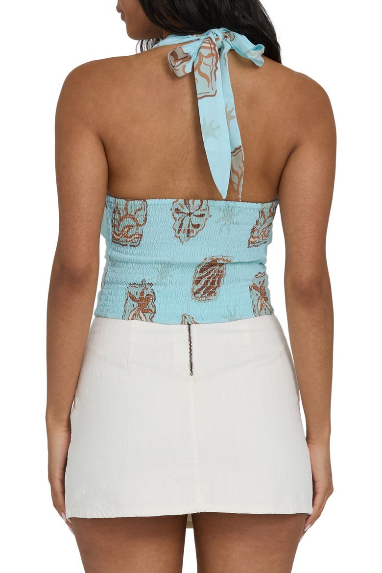Sunny Sometimes Halter Top, Alternate, color, CLEARWATER