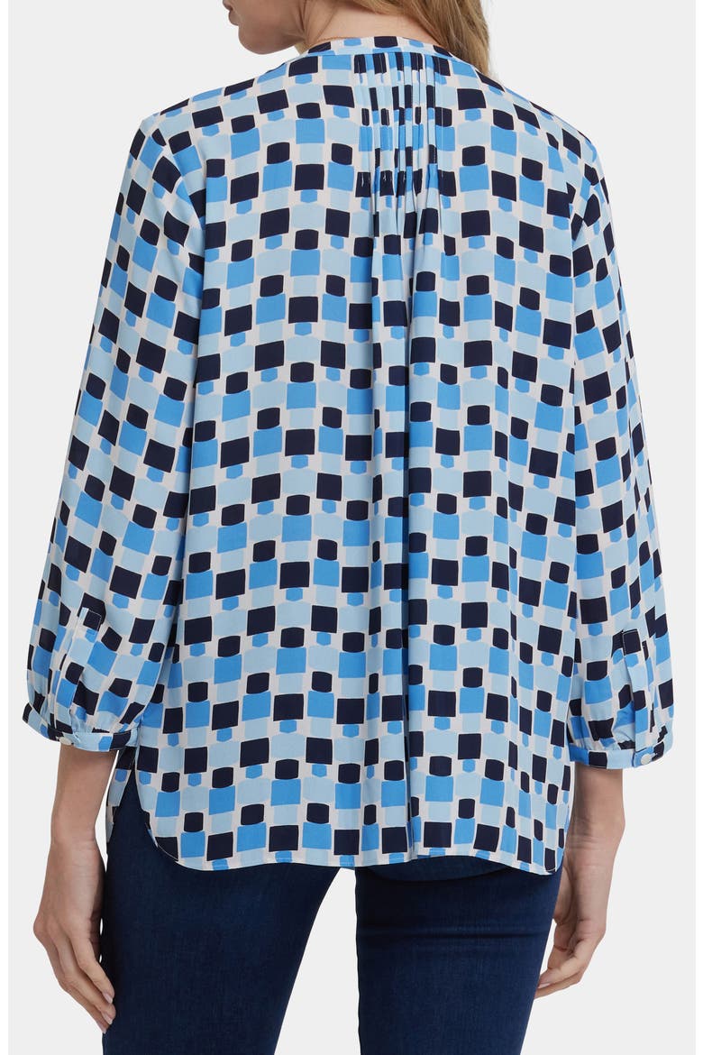 Pintuck Top, Alternate, color, PUNTA AGUA