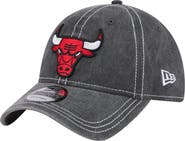 New Era Men's New Era  Black Chicago Bulls Pigment Dyed 9TWENTY Adjustable Hat