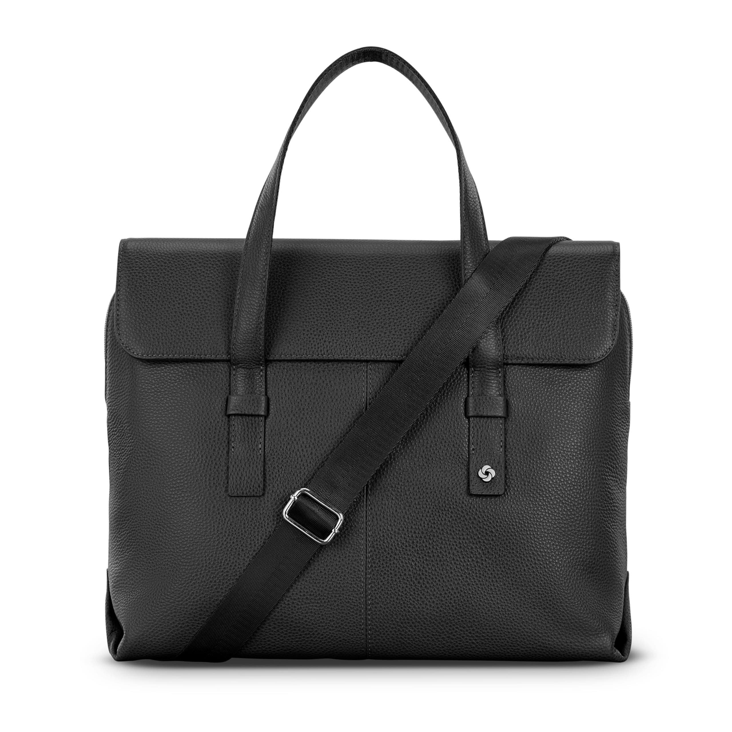 Samsonite Mobile Solution 2 Convertible Leather Briefcase, Alternate, color, Black