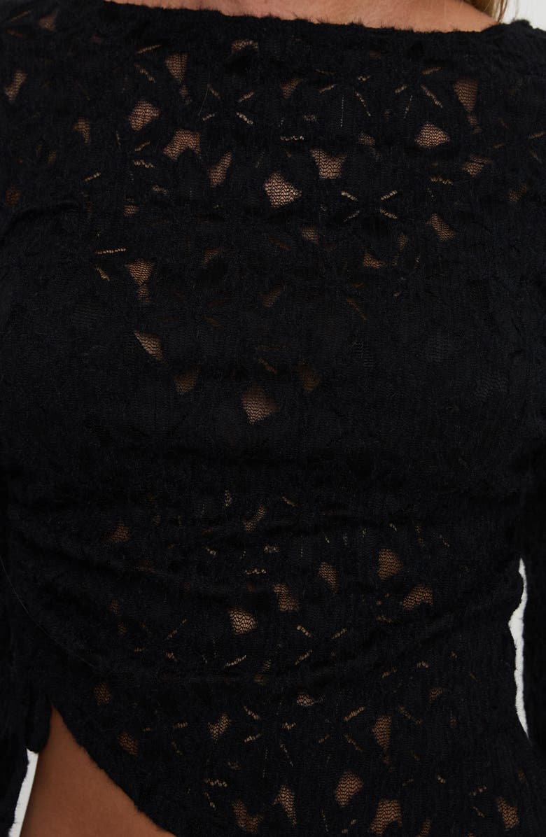 Princess Polly Sensua Lace Ruched Top, Alternate, color, 